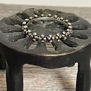 Sterling silver stacking ring size 6